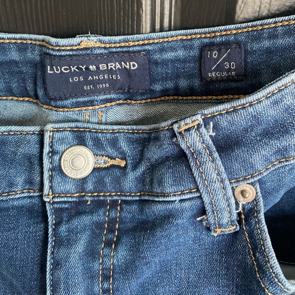 Lucky Brand Mid Rise skinny Hayden Jeans-Size 10 - Picture 3 of 7